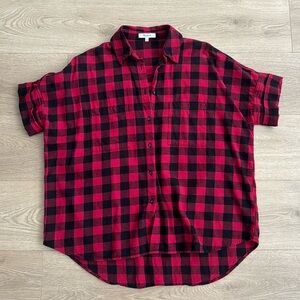 Madewell Flannel Courier Shirt in Buffalo Check
